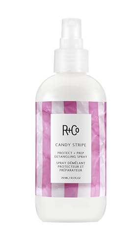 R+Co Candy Stripe Protect + Prep Detangling Spray 8.5oz