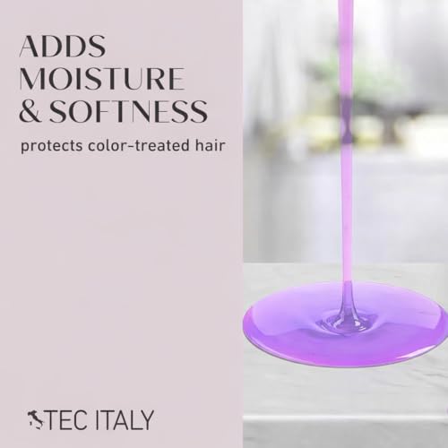 Tec Italy Olio Vital Color Hair Treatment for Color-Treated Hair, Protects & Enhances Color, Deep Hydration, Softness & Shine, 4.22 fl oz (125 ml)