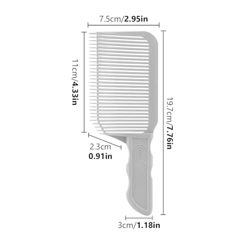 Saycker 2PCS Barber Fade Combs with Gradient Positioning