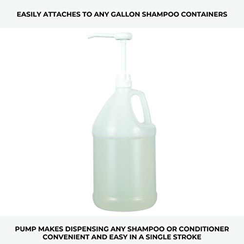 Ginger Lily Farms Gallon Pump Dispenser – 1 Ounce Per Pump, Fits Most Standard Gallon Bottles - Pack of 1