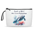 Cute Manatees Makeup Bag - Premium Travel Cosmetic Organizer