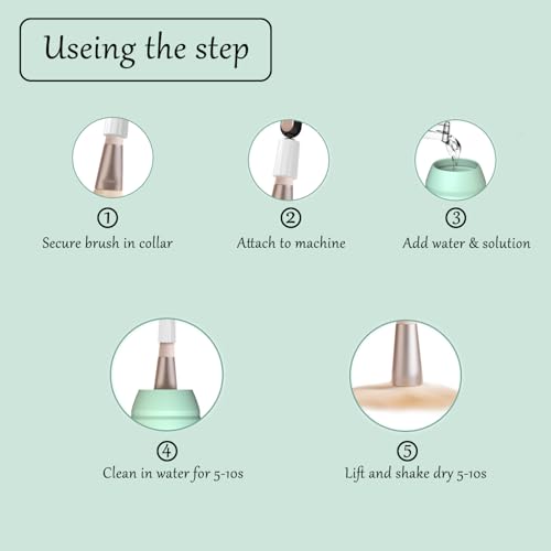 Electric Makeup Brush Cleaner – 12000 RPM Fast Spin-Dry Machine