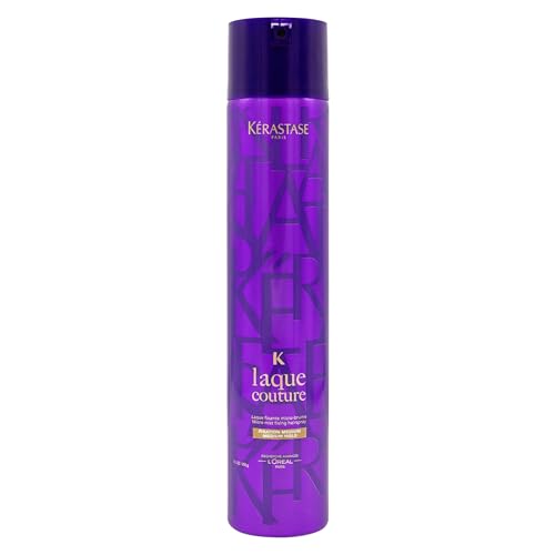 K?RASTASE Laque Couture Hair Spray, Medium Hold Styling Spray, Long Lasting, Flexible Hold, Anti-Humidity and Flyaway Control with Heat Protectant for All Hair Types