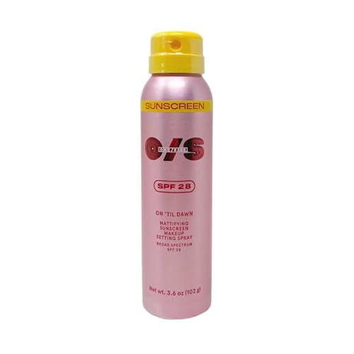 One/Size On 'Til Dawn Mattifying Sunscreen Makeup Setting Spray SPF 28 - Full Size (3.6 Oz)
