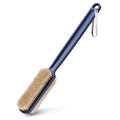 MainBasics Blue Dual Sided Shower Brush with Long Handle - Back Scrubber