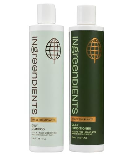 Organic Vegan Shampoo & Conditioner - Tea Tree Oil, Color Safe