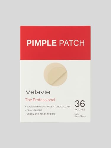 Tea Tree Hydrocolloid Pimple Patches - 36 Count, Clear Surface Oil Absorbing Spot Stickers