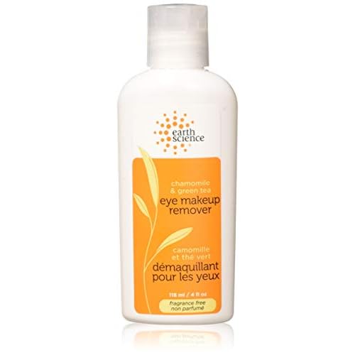 Earth Science Chamomile & Green Tea Eye Makeup Remover ? extra gentle, skin-softening formula, 4 oz.