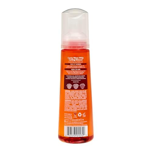 Dr Teal's Cantu Natural Hair Wave Whip Curling Mousse,8.4 oz (07570-12/3EU)
