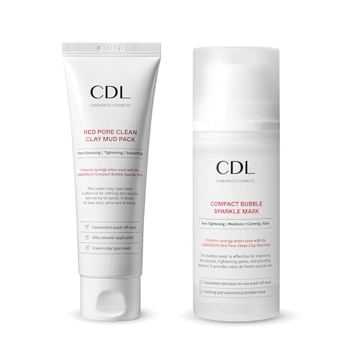 Lux Duo Set - 1x Red Pore Mud Pack & 1x Bubble Sparkle Mask