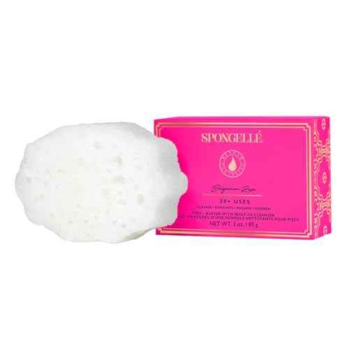 Bulgarian Rose Pedi Buffer ? Exfoliating Foot Scrub & Cleanser | Softens, Smooths & Hydrates Dry Feet | Built-in Body Wash | 30+ Uses | Vegan, Paraben-Free, Cruelty-Free | at-Home Pedicure Spa