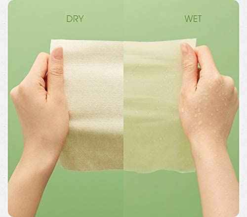 300 Count Careboree Unbleached Baby Dry Wipes Dry Unscented Multi-Purpose Cotton Tissue