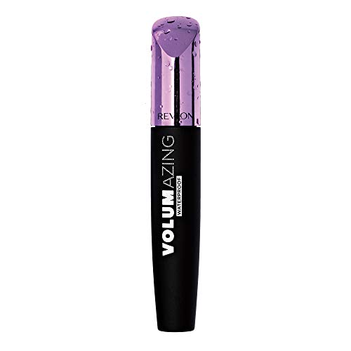 Revlon Volumazing Waterproof Mascara, Oversized Brush for Thick, Fluffy, Fanned-Out Eye Lashes, Long Lasting, Blackest Black (951), 0.3 oz