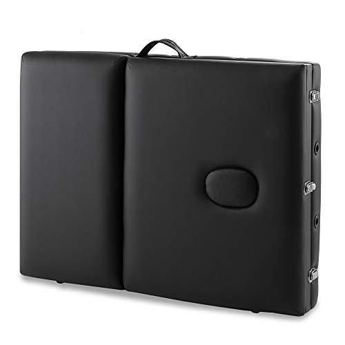 Saloniture Professional Massage Table Portable Tri-Fold 450lb