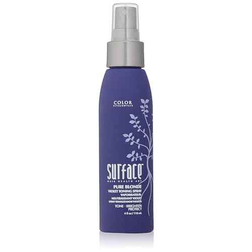 SURFACE Hair - Pure Blonde Violet Leave-In Toning Spray - Tones, Brightens & Protects Hair - 4 fl oz