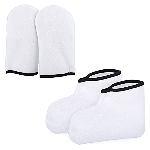 Segbeauty Paraffin Wax Gloves & Booties Set - Thermal SPA Mittens & Socks