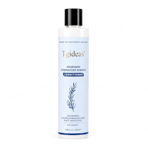 Rosemary Keratin Conditioner for Damaged Hair - Hydrating & Smoothing, 7.4 Fl Oz