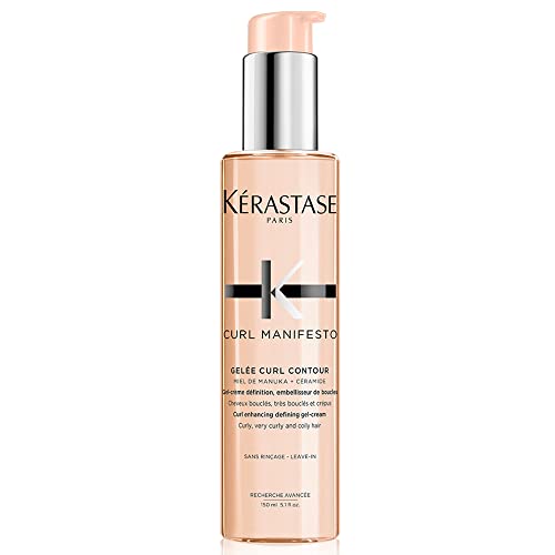 Kerastase Curl Manifesto Gelee Curl Contour Hair Serum | Enhances Curl Definition Without Crunch | Anti-Frizz | With Shea Butter | For All Wavy, Curly, Very Curly & Coily Hair