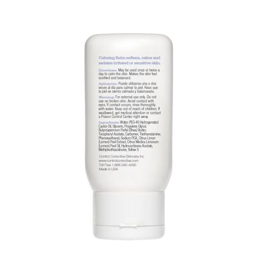 CONTROL CORRECTIVE Calming Balm Sensitive Care ? Soothing Support for Irritated Skin with Nourishing Moisture, 2.5 oz