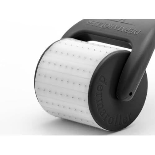 Dermaroller Home Care Microneedle Roller - 0.2mm Stainless Steel Derma Roller for Skin Care Exfoliation, Improved Texture, and Radiance on Face, Neck, and D?collet?