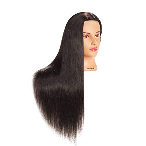 Hairingrid 26"-28" Mannequin Head Hair Styling Training, Black