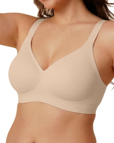 Ubras Wireless Soft Support Bra with Wide Straps - Seamless Comfort
