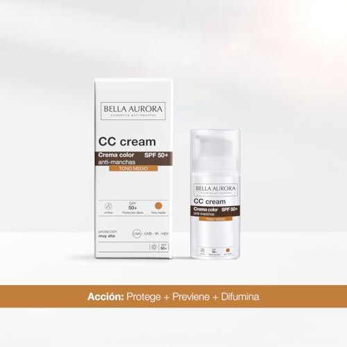 Bella Aurora CC Cream SPF50 Medium Shade 30ml