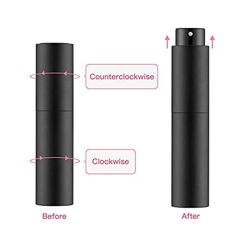 Tekson 10ml Travel Perfume Atomizer Spray Bottle