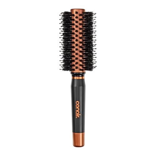Conair Round Hair Brush Copper Quick Dry Boar & Nylon