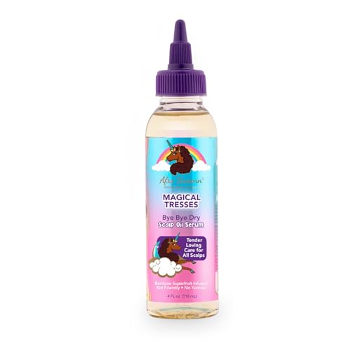 Magical Tresses by Afro Unicorn - Bye Bye Dry Scalp Serum - Soothing, Moisturizing, and Frizz-Eliminating Hair Serum for All Textures and Scalps, 12 fl oz