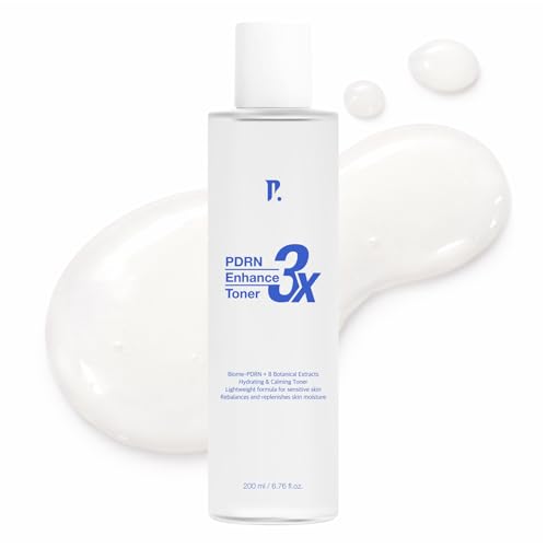 PAMS IBC 3X PDRN Enhance Toner, 6.76 fl.oz. 200ml, 3rd Generation PDRN, Panthenol, Botanical Extracts, Korean Skin Care