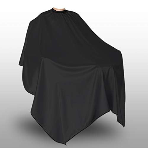 Delkinz Barber Cape with Adjustable Snap Closure waterproof Hair Cutting Salon Cape for Unisex, Perfect for Hairstylists (Pack of 1)