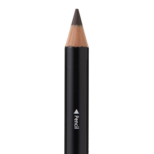 Arches & Halos Precision Brow Shaping Pencil - Double Sided Eyebrow Filler and Spoolie Brush - Creamy Texture for Shaping and Defining With Ease - Vegan, Cruelty Free - Dark Brown - 0.070 oz