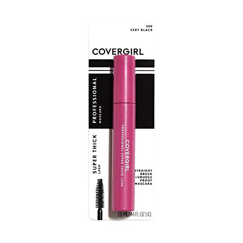 CoverGirl Super Thick Lash Mascara, Very Black, 0.3oz (Pack of 2)
