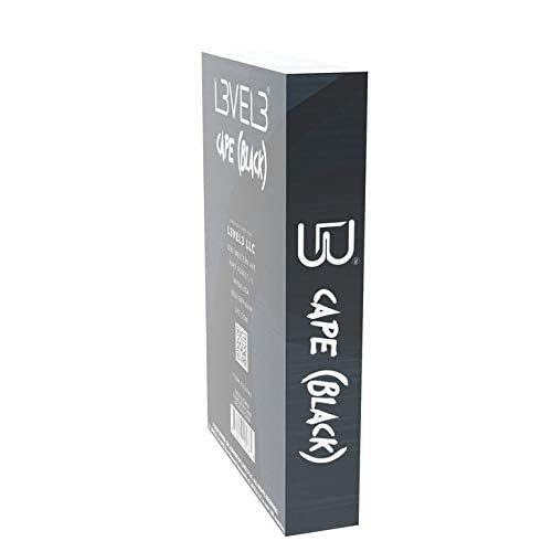 L3 Level 3 Black Cape for Barbers & Hair Stylists