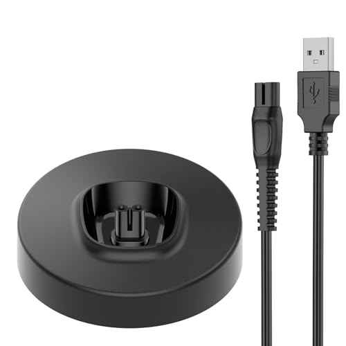 Charger Stand Compatible with Philips Norelco Shaver S7887/82 S5880/81 S7885/85 X9000/90 XP9204/85 S7886/84 X9002/82 XP9201/88 S7889/91 S9987/85 X9001/91 XP9203/81 S9606/80 S8696/86 XP9200/82 X9001/81