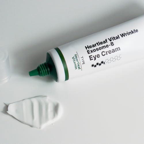 Exosome-B Eye Cream with Heartleaf & Vitamin C ? Wrinkle Care & Soothing Formula for Delicate Eye Area ? Korean Skincare, 30ml / 1.01 fl. oz.