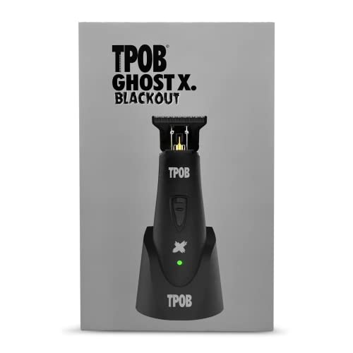 TPOB Ghost X Cordless Beard Trimmer – Professional T-Blade Clipper