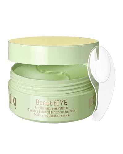 Pixi BeautifEYE Hydrogel Under-Eye Patches | Refreshing Eye Patches For Dark Circles | Brighten & Hydrate Under Eyes | 30 Pairs / 60 Patches