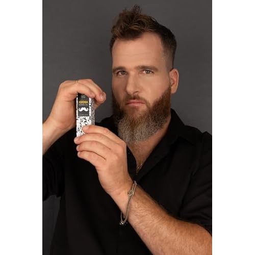Premium Beard & Mustache Grooming Kit: Boar Bristle Brush & Wide Tooth Comb - Tame & Style Your Facial Hair - Achieve a Flawless Look - for Men - Order Now!