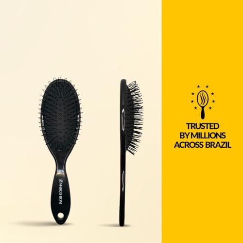 Marco Boni Professional Hair Extension Detangling Brush - Onyx Black