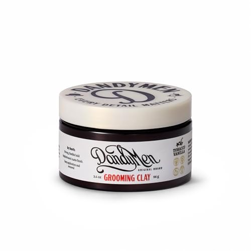 Strong Hold Matte Hair Clay for Men – 3.4 oz