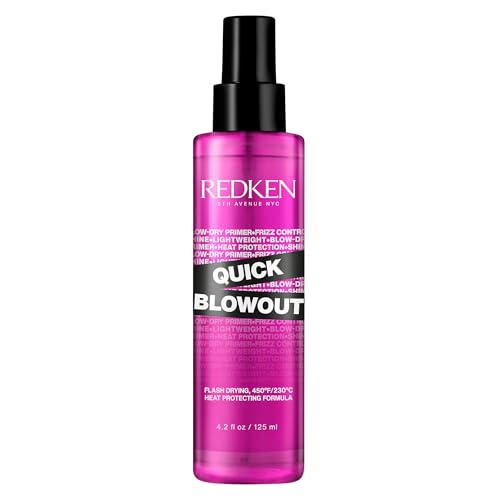 Redken Quick Blowout Heat Protectant Spray - Lightweight Primer for All Hair Types