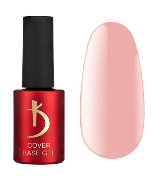 Kodi Professional COVER Rubber Base 7ml. (0.23 fl.oz.) for french manicure, Color Base, Gel LED/UV Nail Coat Soak Off ORIGINAL (Cover Base #2, 7ml.), Beige, Pink, French, Nude