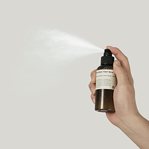 Cica Calm Aftershave Toner Spray for Men ? Soothing & Hydrating Post-Shave Mist with Centella Asiatica, Cooling Facial Toner for Sensitive Skinn 4.05 oz