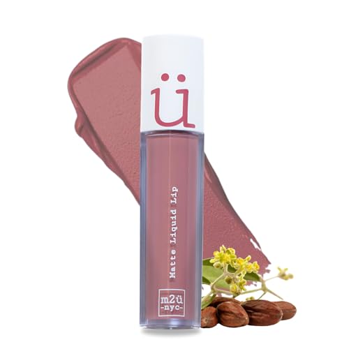 M2U NYC Spring Nude Pink Matte Liquid Lipstick – 17H Wear