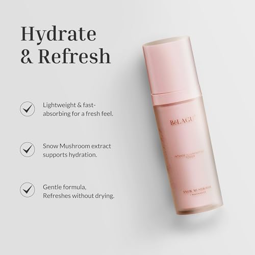 Intense Illuminating Toner with Niacinamide & Snow Mushroom | Hydrating Facial Toner for Radiant Glow & Even Tone | Alcohol-Free, Vegan (3.4 fl Oz)