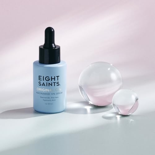 Eight Saints Original Cin, 10% Niacinamide Serum For Face Anti Aging, Natural and Organic, Facial Serum to Reduce Fine Lines, Dark Spots, Large Pores, and Wrinkles, 1oz