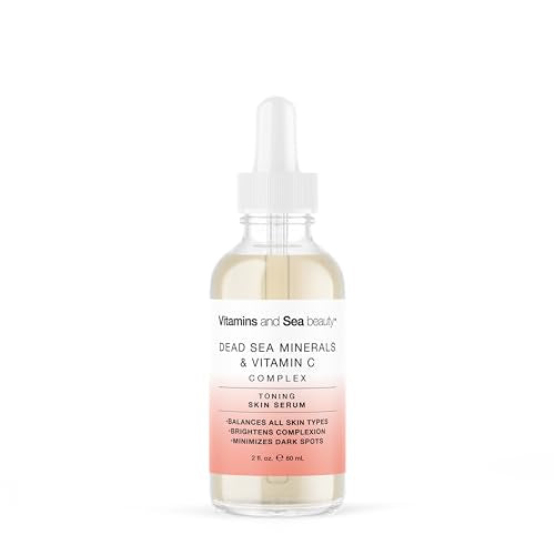 Toning Skin Serum with Vitamin C Complex & Dead Sea Minerals ? Brightening, Dark Spot Minimizer, Toning Facial Serum ? Vegan, Paraben-Free ? 2 fl oz