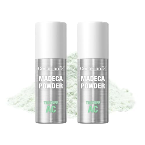 CENTELLIAN 24 Madeca Powder Tea Tree AC (Soothing Powder, 0.21 oz x 2) ? Oil Control & Pore-Tightening for Acne-Prone Skin, Korean Skincare with Hyper-TECA¢â Tea Tree & Allantoin